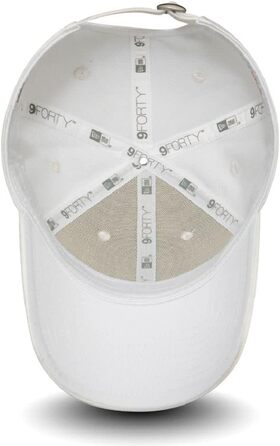 Кепка New Era New York Yankees MLB 9Forty з сатину, біла, регульована, для жінок