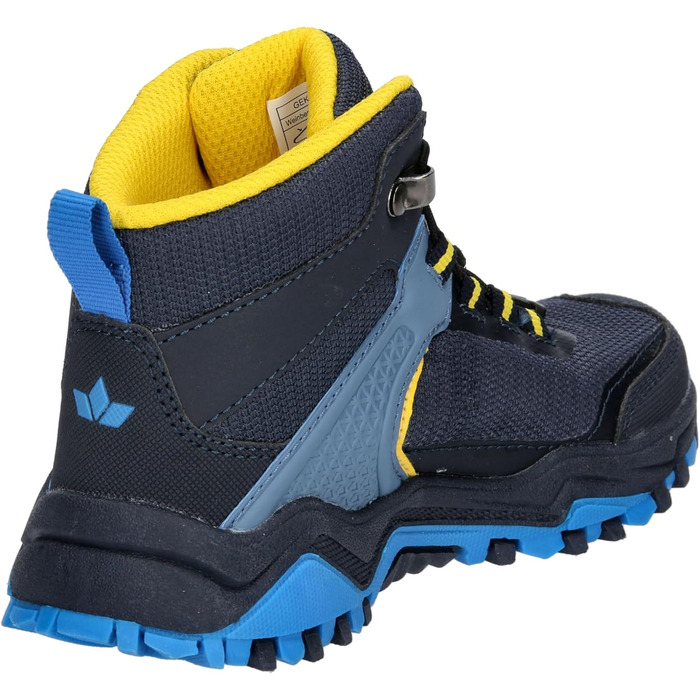Трекінгові черевики для хлопчика Lico Kelsey, 32 EU, темно-синій, сірий, жовтий