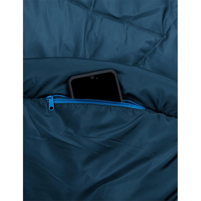 Намет VAUDE Sioux 400 II SYN для 4 осіб, синтетика, лівий вхід, блакитне море