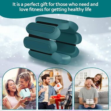 Регульовані вантажні манжети на зап'ястя та кісточки, комплект 2 шт (по 0,5 кг), преміум-силіконові браслети, підходять для йоги, пілатесу, домашнього фітнесу, танців, плавання, бігу, кардіо, силових тренувань, зелені