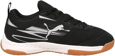 Дитячі кросівки PUMA Varion Li Jr Indoor Court Shoe, 38 EU, чорний/світло-сірий/gum
