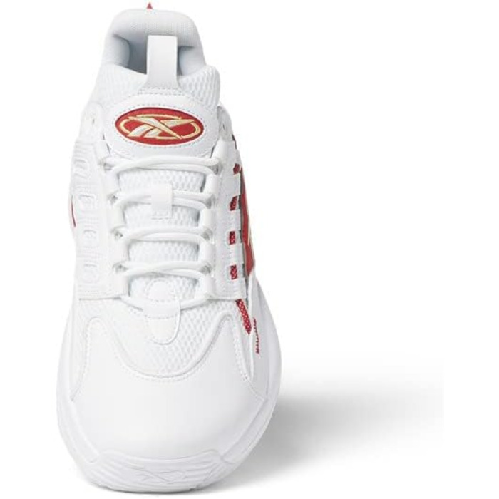 Баскетбольне взуття Reebok Unisex Lösung Mitte, 36 EU, білий, Vector Blue, Matte Gold