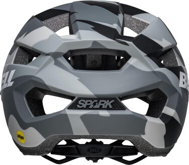 Велошолом Bell Spark 2 MIPS для MTB, матовий сірий-камуфляж, універсальний розмір S/M (50-57 см)