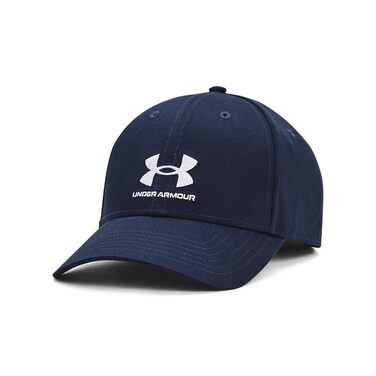 Кепка Under Armour Men's Branded Lockup ADJ Classic, регульована, темно-синя (Midnight Navy), один розмір