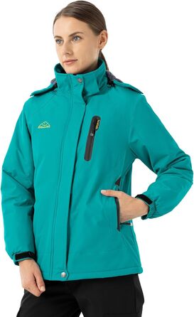 Жіноча зимова куртка Ysento: водонепроникна, тепла, вітрозахисна, для сноуборду та активного відпочинку, блакитна, розмір XL