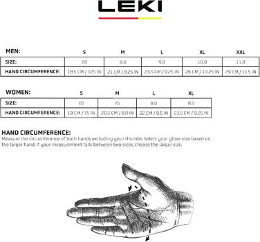 Рукавички LEKI Detect XT 3D для лиж та сноуборду