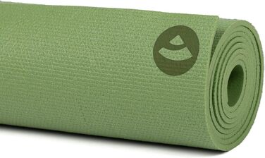 Йога-мат Bodhi Rishikesh Premium 60, антиковзкий, екологічний, для йоги та пілатесу, OEKO-TEX, вироблено в Німеччині, яблучно-зелений