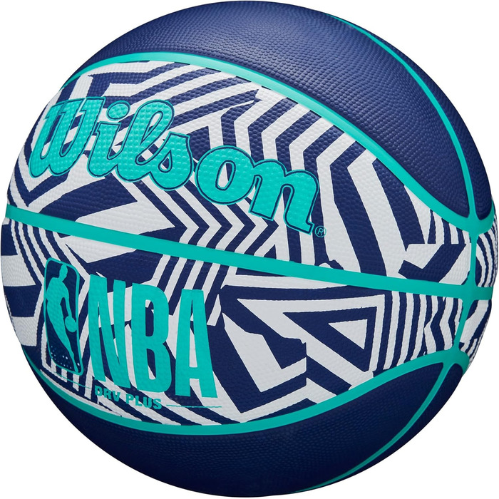 Баскетбольний м’яч Wilson NBA DRV Plus Dazzle Camo для вулиці, розміри 6 і 7