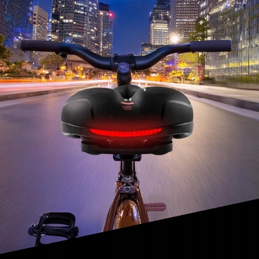 М'яке велосипедне сідло: спортивне, широке, з вентиляцією та відбивачем