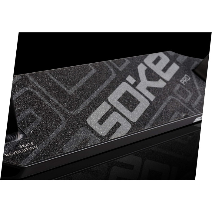 SOKE Stunt Scooter PRO: трюковий самокат для дорослих та дітей, ABEC 9 підшипники, чорно-золотий, вантажопідйомність 100 кг