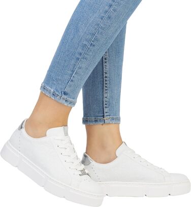 Кросівки жіночі Rieker N59A2 білі, розмір 39 EU - Зручне повсякденне взуття