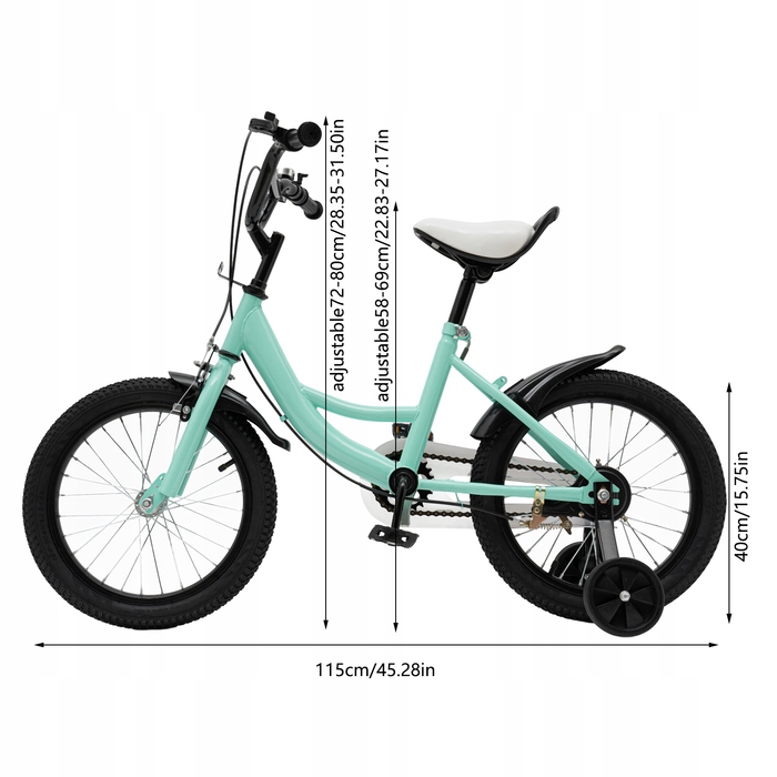 Дитячий велосипед KOKOBUY 6 коліс, 16