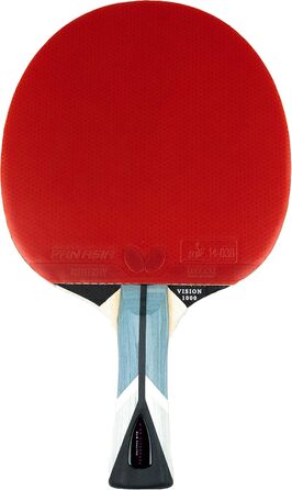 Настільний тенісний ракетка Butterfly Timo Boll Vision 1000, ITTF, для професіоналів, паназіатська накладка, конкавна ручка