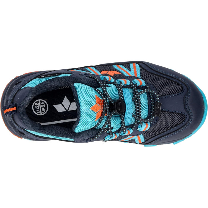 Трекінгові черевики Lico Kinder для дітей, 40 EU, темно-синій, помаранчевий
