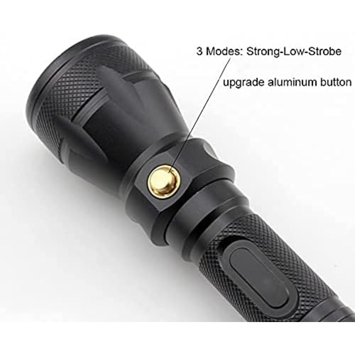 WESLITE Захисна налобний ліхтар для дайвінгу, LED налобний ліхтар 1800 Люмен, водонепроникний (IPX-8) для підводного плавання, 4 режими, 100м глибина, з акумулятором та зарядним пристроєм