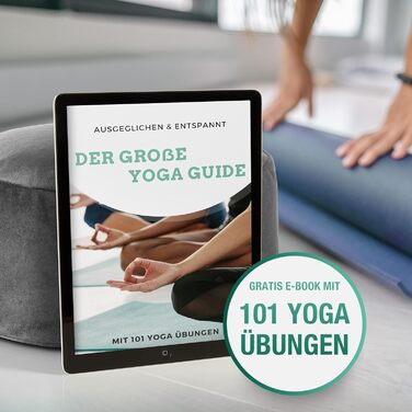 Йога подушка для медитації – кругла подушка з наповнювачем з лушпини гречаниці – 30 см, 14 см, збірна інструкція (PDF), знімний оксамитовий чохол (антрацит)