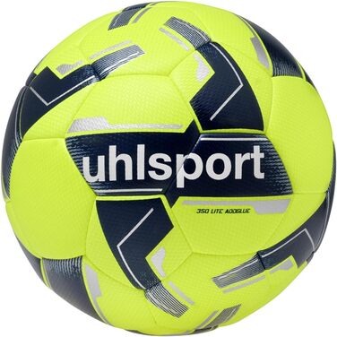 Дитячий футбольний м'яч Uhlsport 350 LITE ADDGLUE, розмір 5, жовтий/синій/сріблястий