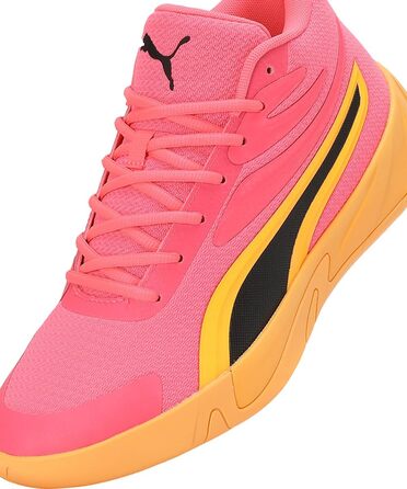 Кросівки PUMA Court Pro для чоловіків, баскетбольні, біло-чорні (46 EU, помаранчевий)