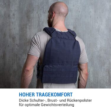 Capital Sports Battlevest 2.0 - Вага жилет для тренувань, 8.0/13.2 кг, у камуфляжі, синій, чорний, оливковий