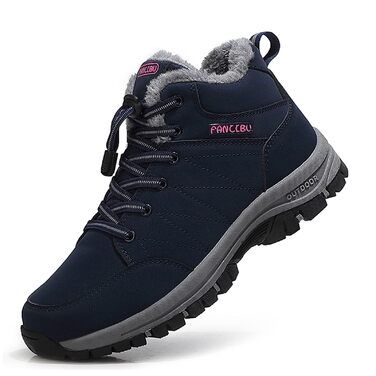 Жіночі зимові чоботи: теплі, водонепроникні, для трекінгу та хайкінгу, блакитні, 40 EU