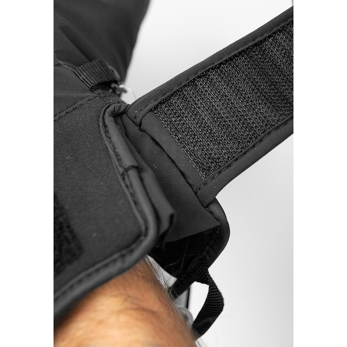 Чоловічі зимові рукавички Reusch Fergus Gore-Tex, водонепроникні та дихаючі, чорні/сірі, розмір 9.5