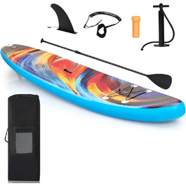 Надувна SUP-дошка DREAMADE 335x76x15 см з веслом, комплект аксесуарів, для серфінгу, до 120 кг