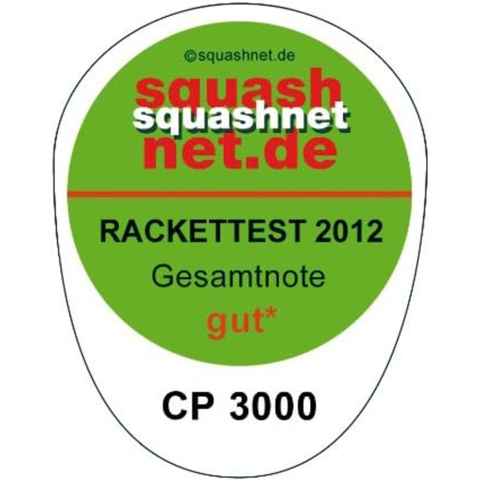 Сквош-ракетка Unsquashable CP 3000, чорна-червона, розмір 4