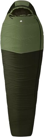 Спальний мішок Alpinus Ultralight Pro 1000 для дорослих, 215x80 см, зелений, двошарова ізоляція, компресійний чохол