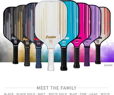 Професійна ракетка для піклболу Franklin Sports Signature з MaxGrit поверхнею, поліпропіленовий 13/16 мм сердечник, USAPA сертифікат, для турнірів