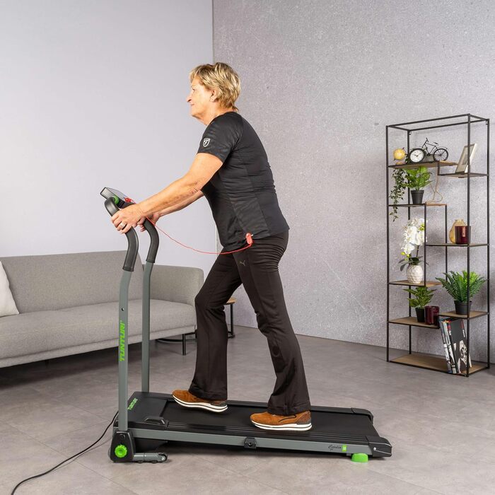 Бігова доріжка Tunturi Cardio Fit T5 для дому, складана, 10 км/год, LCD, Walking Pad