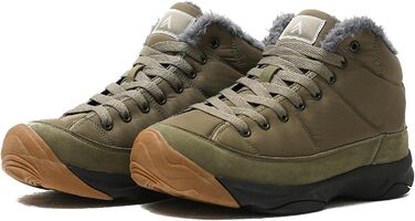 Зимові черевики Azooken для чоловіків та жінок, теплі трекінгові черевики для походів, водонепроникні зимові черевики, розміри 36-48 (41 EU, Army Grün)