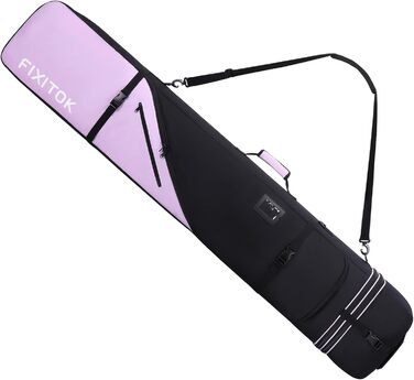 Водонепроникний сноуборд-баг для подорожей: сноуборд, черевики, одяг, шолом та спорядження (157-181 см), фіолетовий