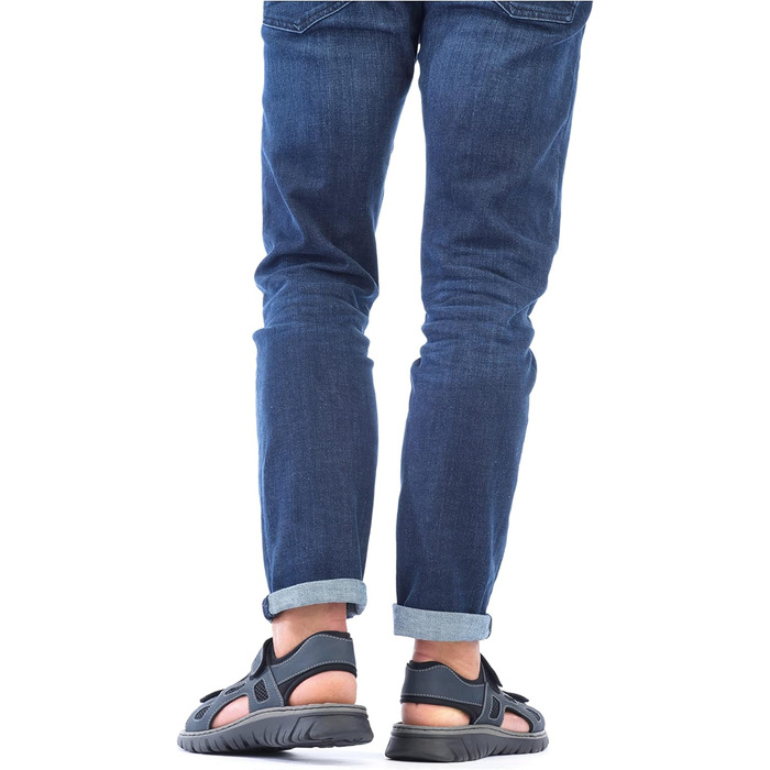 Чоловічі сандалі Rieker 22761 Klassische, темно-сині, 45 EU - класичні літні сандалі для чоловіків