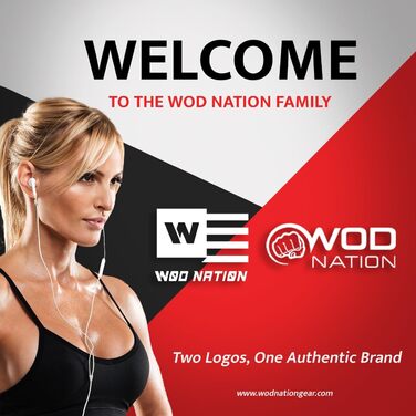 Петля для підтягувань WOD Nation 41 дюйм – еспандер-стрічка для підтягувань, кросфіту, фітнесу, розтяжки, мобільності