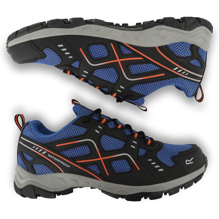 Чоловічі трекінгові черевики Regatta Vendeavour, водонепроникні, блакитні (39 EU)