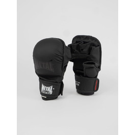 Рукавички для MMA METAL BOXE з великим пальцем, чорні, розмір L