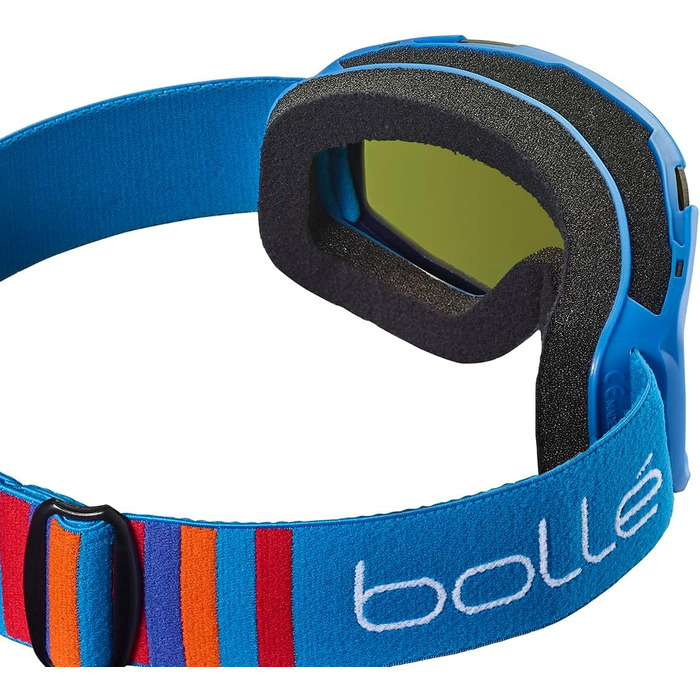 Дитячі лижні окуляри Bollé ROCKET PLUS Race Blue Matte, лінзи Sunrise Kat 2, розмір Small, унісекс