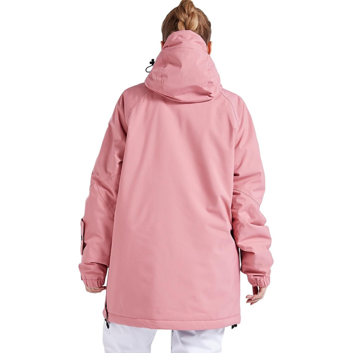 Жіночий гірськолижний костюм Bluemagic: тепла, вітронепроникна та дихаюча куртка Softshell для активного відпочинку (зелений, рожевий, XL)