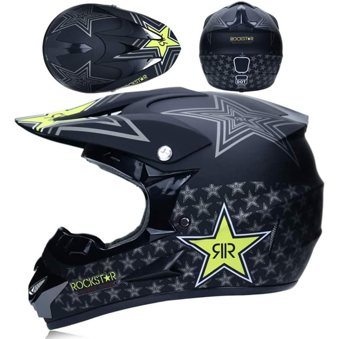 Дитячий шолом Fullface для MTB, мотокросу, BMX, Downhill, ендуро, кросбайка, оффроуд, велосипеду та мотоцикла