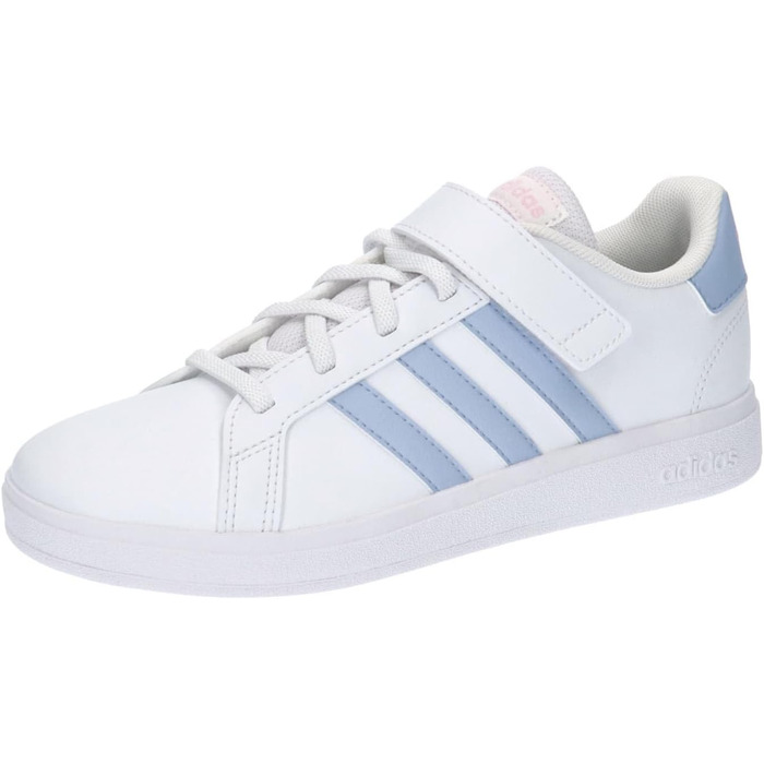Кросівки Adidas Grand Court C для дітей (34 EU) – Білий, Синій, Рожевий