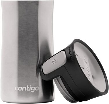Термокухоль Contigo Pinnacle Autoseal 300 мл, нержавіюча сталь, для напоїв з собою, ізольований, герметичний, BPA-free