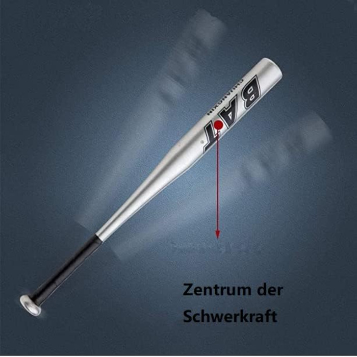 Біта бейсбольна алюмінієва 34 дюйми (86.4 см) багатоколірна, для дорослих та молоді, сірого кольору