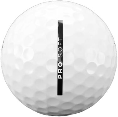 Гольф-м'ячі Vice Golf Pro Soft 2020, 12 шт, 3-шарові, уретанове покриття, м'які, стабільний політ, для досвідчених гравців, кольори: неоново-зелений/червоний