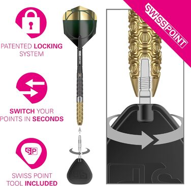 Дротики Target Darts Cult Envy 90% вольфраму Swiss Point сталевий наконечник 22 г Envy 03