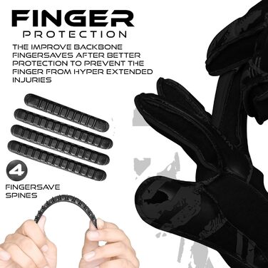 Воротарські рукавички WESTWOOD FOX Fingersave для дітей та юнаків, DumboLatex, 4+3 мм, розмір 6 (8-10 років), жовто-білі