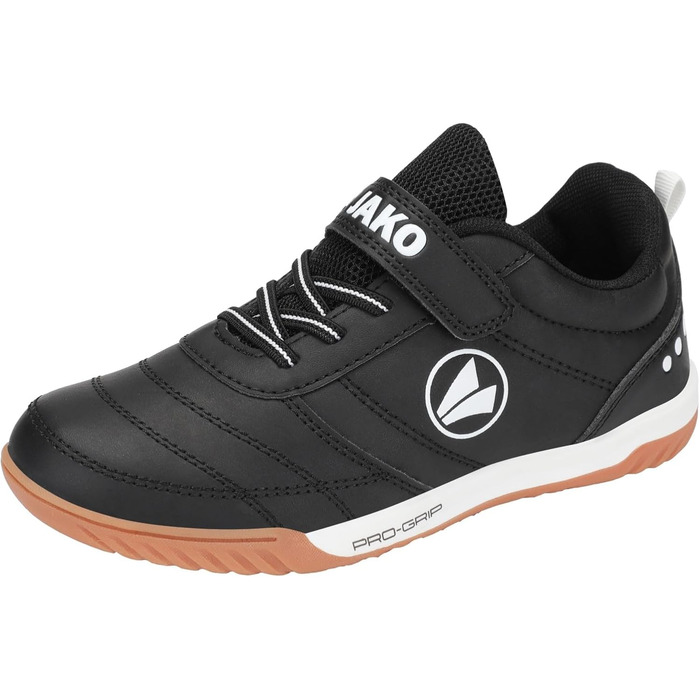Спортивне взуття JAKO для залу та вулиці, дитяче, унісекс, розмір 40 EU, чорно-біле