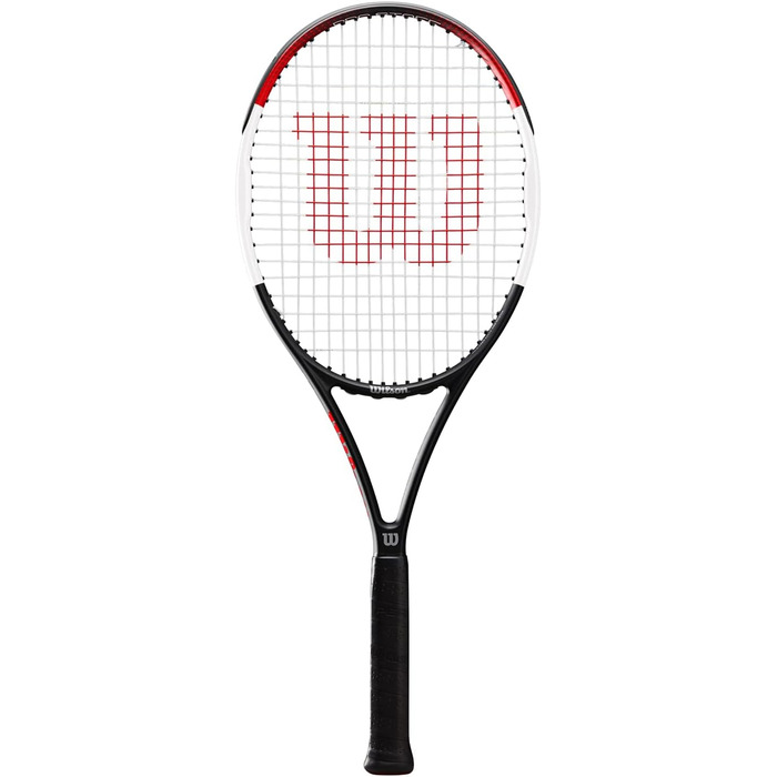 Тенісна ракетка Wilson Pro Staff Precision 100, карбон, баланс у руків'ї, вага 320 г, довжина 68,6 см, розмір ручки 1