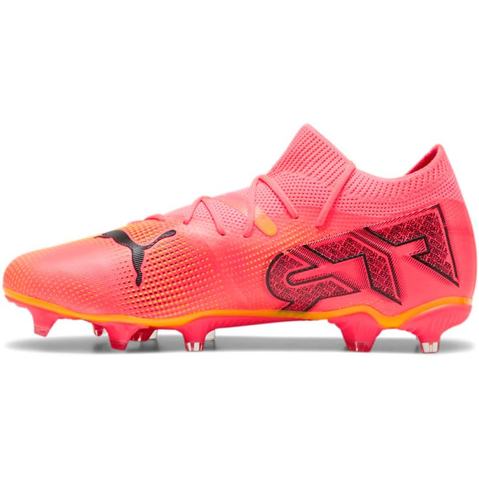 Жіночі футбольні бутси PUMA Future 7 Match Firm для штучного покриття, 42.5 EU, Sunset Glow/Puma Black/Sun Stream