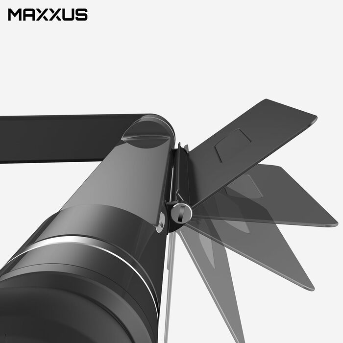 Бігова доріжка MAXXUS M8 електрична 2 к.с. 12 км/год, 125x45 см, Bluetooth, LCD, додаток, складна, тримач для планшета, фітнес для дому та офісу, червона/срібляста/бронзова