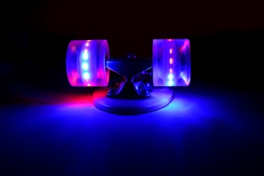 Скейтборд Aurora Classic (56 см x 14,5 см, 60 мм), багатоколірний, з LED-підсвіткою